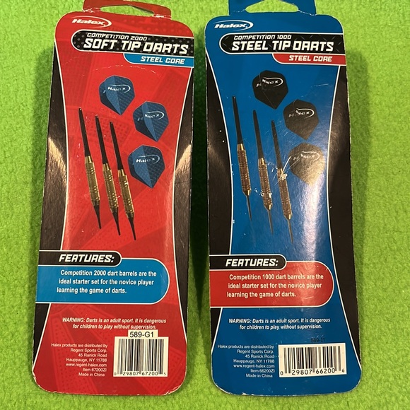 Halex Competition Steel & Soft Top Darts New - Picture 2 of 2